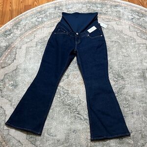 Abercrombie & Fitch Dark Blue Boot Cut Jeans